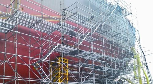 建筑腳手架燈籠架與石材加工的關系解析